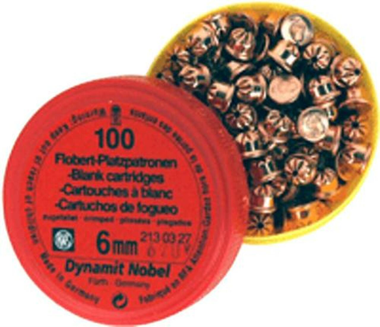 Walther RWS Flobert .22 L.R., 6mm CB Cap Conical 100 ct