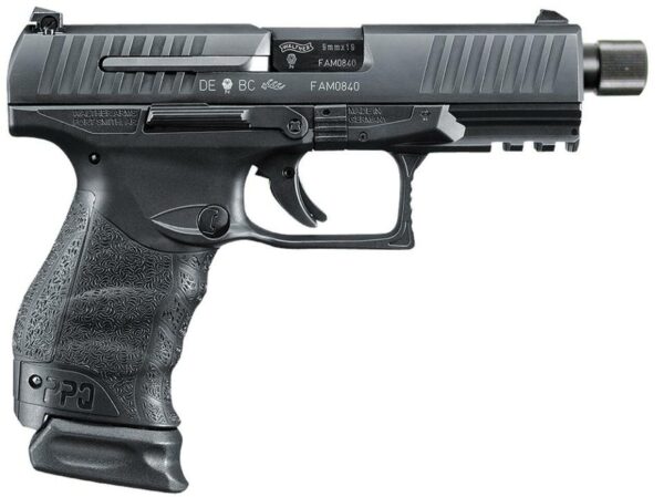 Walther PPQ M2 Navy SD 9mm 4.6" Barrel Black 1-17Rd/1-15Rd, 2 Mags