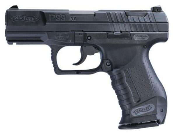 Walther P99 AS 9mm, 4" Barrel, Rail, 15rd, 2 Mags