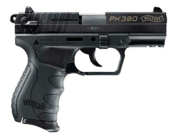 Walther PK380 .380 ACP, 3.6" Barrel Black, 8 Round, 1 Mag