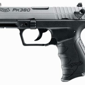 Walther PK380 .380 ACP Nickel, 3.66" Barrel, 8rd