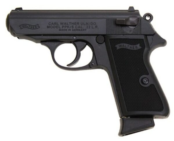 Walther PPK/S *Certified Used* .22 LR, 3.35" Barrel, Fixed Sights, Black, 10rd