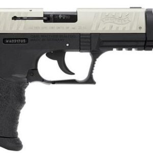 Walther P22 Target .22 L.R. 5" Barrel Nickel 10 Round, 2 Mags