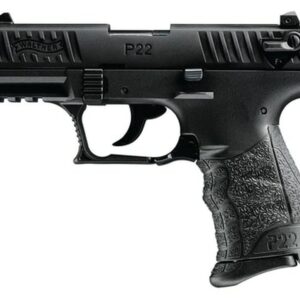 Walther P22 22LR 3.4" Barrel Black 10 Round, 2 Mags- CA Compliant