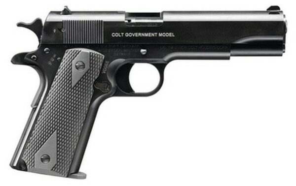 Walther Colt 1911 A1 Govt 22LR 5" Barrel Black 12 Round, 1 Mag