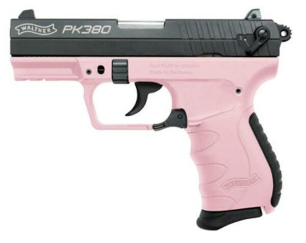 Walther PK380 Pink Two Tone Finish, 3.6" Barrel, 8 Rnd Mag