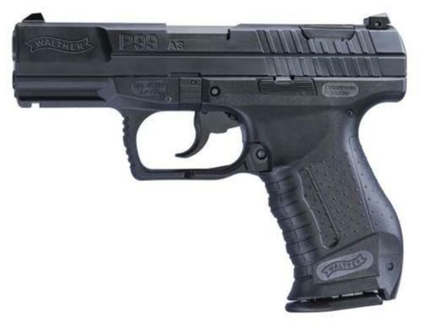 Walther P99 Adj Sights 9mm 4" Barrel Black 10rd Mag Mass Compliant