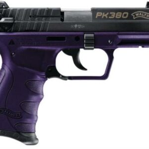 Walther PK380, .380 ACP, 3.66", 8rd, Purple with Black Slide