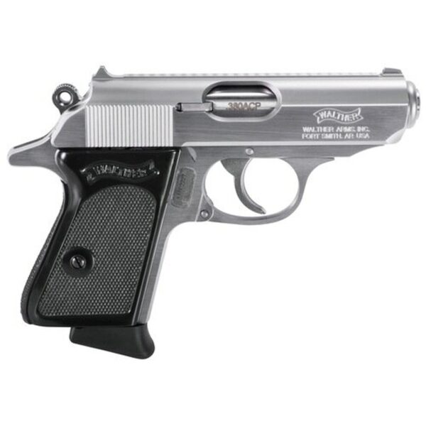 Walther PPK .380 ACP 3.3" Barrel Stainless Finish 6 Round, 2 Mags