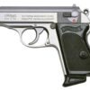 Walther PPK .380 ACP 3.3" Barrel Stainless Finish 6 Round, 2 Mags