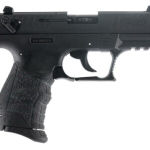 Walther P22QD .22LR 3.42" Threaded Barrel Black Picatinny Rail 10rd Mag