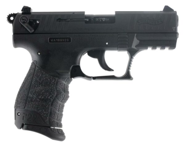 Walther P22QD .22LR 3.42" Threaded Barrel Black Picatinny Rail 10rd Mag