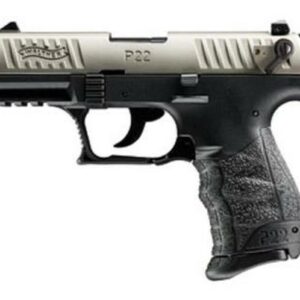 Walther P22 QD 22 (LR) 3.42" Barrel Nickel Slide 10rd Mag