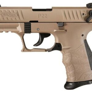 Walther P22 QD 22 (LR) 3.42" Barrel Flat Dark Earth 10rd Mag