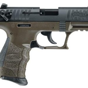 Walther P22 QD 22LR 3.42" Barrel Military Green Frame