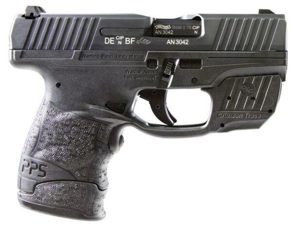Walther PPS M2 9mm With Crimson Trace Laser, 2 Mags 6rnd &7 Rd