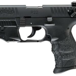 Walther P22 QD, Laser 22LR 3.42" Barrel Black 10rd Mag