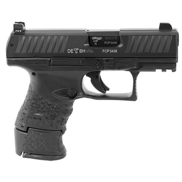 Walther PPQ M2 Sub-Compact, 9mm, 3.5" Barrel, 10rd/15rd, Night Sights, Black