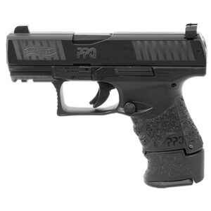 Walther PPQ M2 Sub-Compact, 9mm, 3.5" Barrel, 10rd/15rd, Night Sights, Black