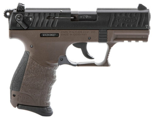 Walther P22 QD *Certified Used* .22 LR, 3.42" Barrel, 3-Dot Sights, OD Green, 10rd