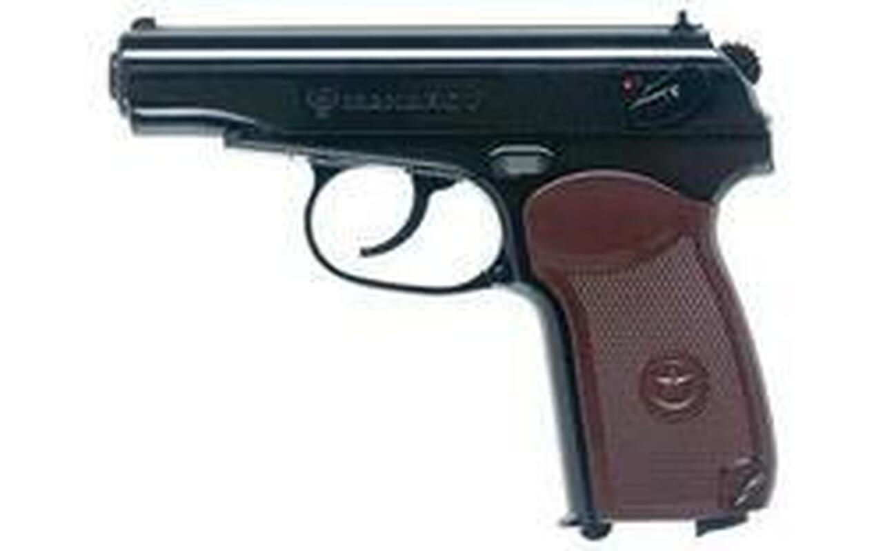 Umarex Legends Makarov, .177 BB, 2.8" Barrel, 16rd, Black/Brown