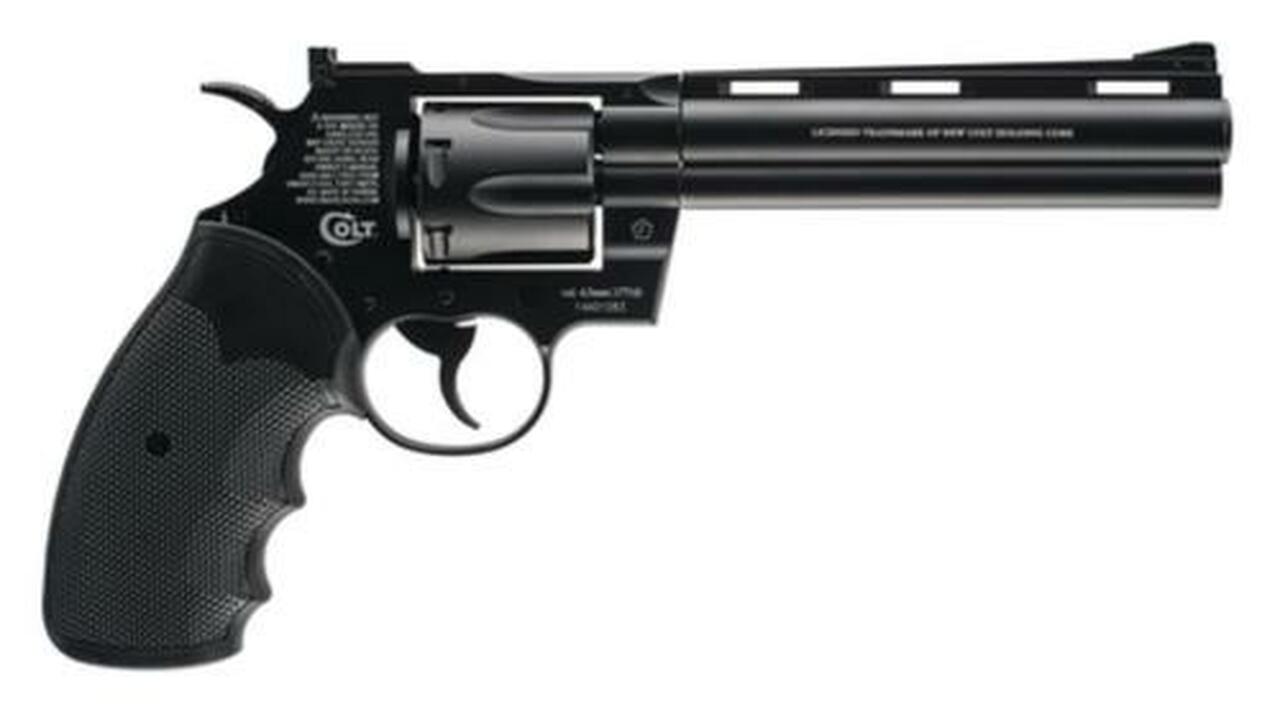 Umarex Firearms Colt Python BB Revolver .177 Caliber 5.5" Barrel Adjustable Sights Black