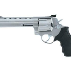 Taurus 44 44 Rem Mag, 6.5" Ported Barrel, Rubber Grip, Matte Stainless, 6rd