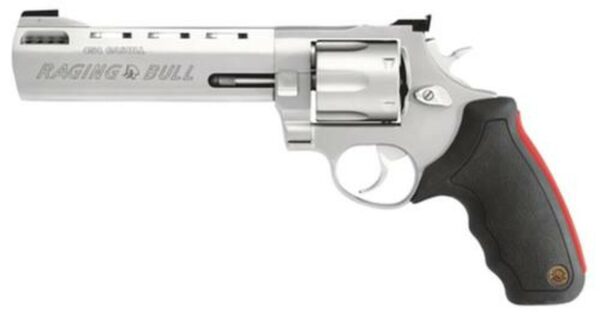 Taurus 454 Raging Bull 454 Casull 6.5" Barrel 5rd Adjustable Sight Rubber Grip SS - Taurus | The Gun Shop