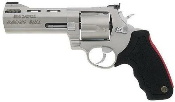 Taurus 2454059M Mod 454 Raging Bull 454 Casull 5" 5rd Adjustable Sight Rubber Grip SS - Taurus | The Gun Shop