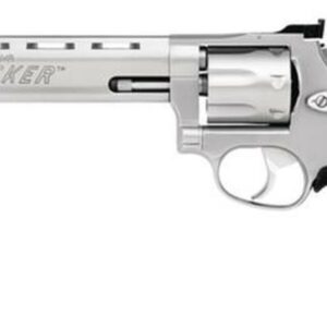 Taurus 17 Tracker 17 HMR. 6.5" Barrel, Adjustable Sight, Ribber Grip Overlay, Matte SS, 7rd - Taurus | The Gun Shop