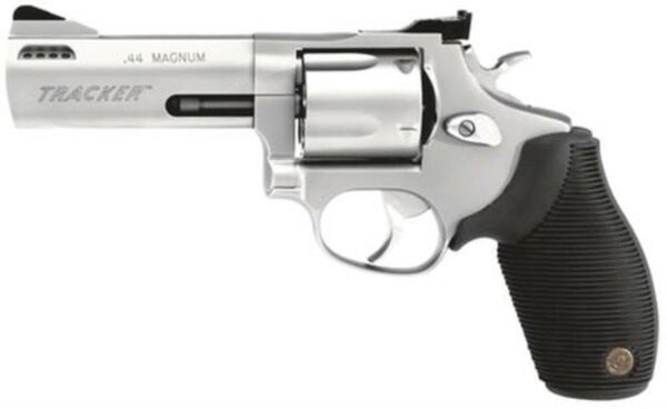 Taurus 44 Tracker 44 RemMag 4" Barrel Adjustable Sights Ported Ribber Grip SS Finish 5rd - Big Game Hunting | The Gun Shop