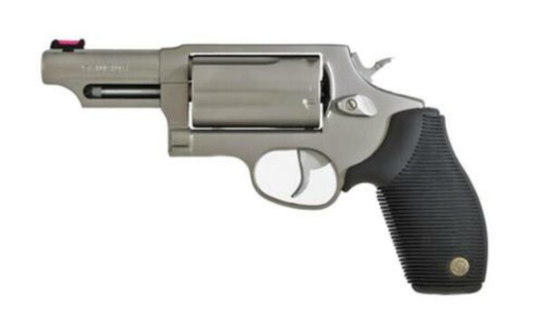 Taurus Judge 45/410, Matte Stainless 410 Ga(2 1/2")/45 LC/3" Barrel/Fiber Optic Sight - Hot Deals | The Gun Shop