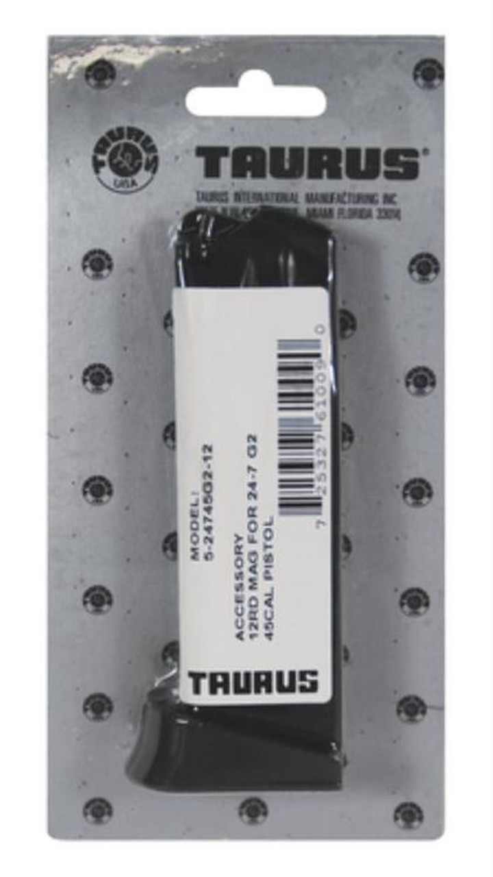 Taurus Magazine, 45 ACP, 12rd, Fits PT247 & G2, Blue Finish - High-Capacity Magazines | The Gun Shop