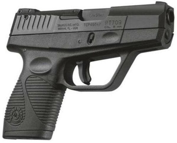 Taurus Slim 9mm, 3.2" Barrel, Blue Finish, 7 Round, 1 Magazine - Concealed Carry Guns | The Gun Shop