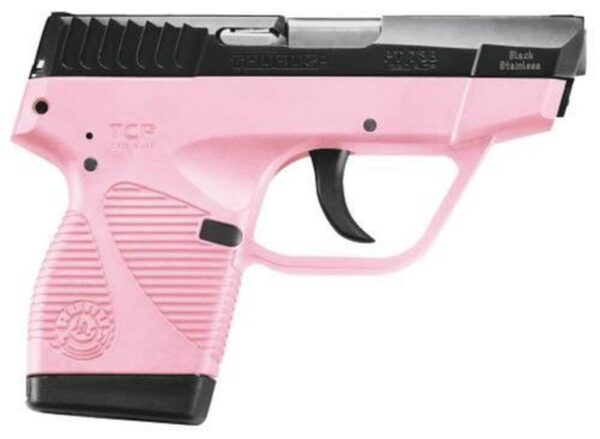 Taurus 738 TCP, .380 ACP, 3.3", 6rd, Pink Polymer Frame, Blued Slide - Taurus | The Gun Shop
