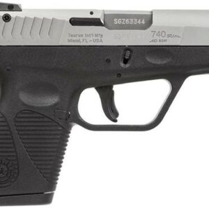 Taurus 740 Slim SA/DA 40S&W 3" Barrel, Black Polymer Grip SS Slide, 6rd - Taurus | The Gun Shop