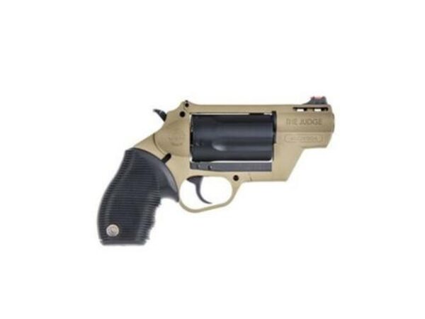 Taurus Judge Public Defender 410/45Colt 2" Barrel 2.5" Chamber Flat Dark Earth Frame - Concealed Carry Guns | The Gun Shop