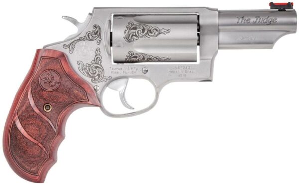 Taurus, 10th Anniversary Judge, 410 Ga/45LC, 3" Barrel Fiber Optic Front Sight, 5Rd - Taurus | The Gun Shop