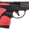 Taurus Spectrum .380 ACP, 2.8" Barrel, 6rd, Black Frame, Red Grips and Black Slide - Concealed Carry Guns | The Gun Shop