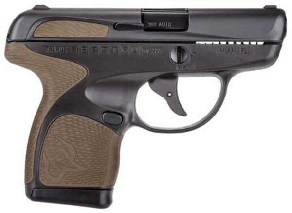 Taurus Spectrum, .380 ACP, 2.8", 6/7rd, Flat Dark Earth/Black - Concealed Carry Guns | The Gun Shop