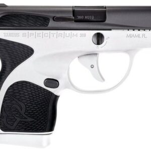 Taurus Spectrum, .380 ACP, 2.8" Barrel, 7rd, White Frame, Black Grip - Taurus | The Gun Shop