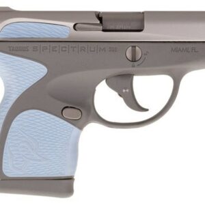 Taurus Spectrum, .380 ACP, 2.8" Barrel, 6rd, Gray Frame, Serenity Grips and Stainless Slide - Concealed Carry Guns | The Gun Shop