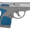 Taurus Spectrum 380 380ACP, 2.8" Barrel, SS, Indiglo Blue Overmold, 6rd/7rd Mags