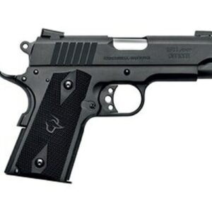 Taurus, 1911, Semi-automatic, Officer Size, 45 ACP, 3.5" barrel, Steel Frame, Black, 8Rd, Novak