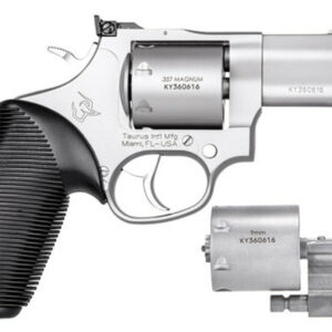 Taurus 692 Standard Revolver, .357/.38,/9mm, 3" Barrel, 7rd, Stainless Finish - Concealed Carry Guns | The Gun Shop