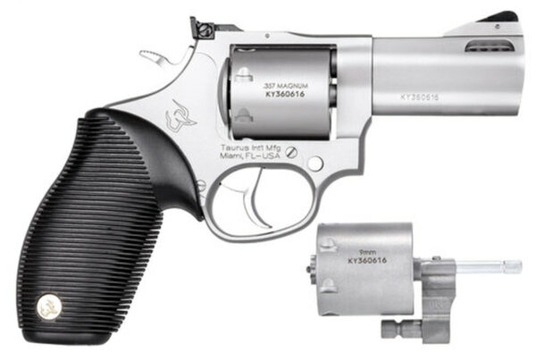 Taurus 692 Standard Revolver, .357/.38,/9mm, 3" Barrel, 7rd, Stainless Finish - Concealed Carry Guns | The Gun Shop