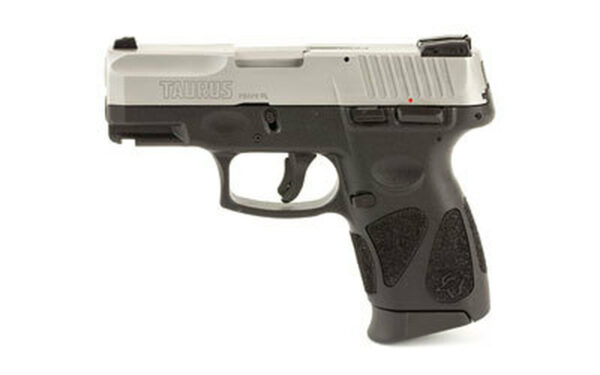 Taurus G2C 9mm 3.25" Barrel Adjustable White Dot Rear Sight Matte Black/SS Finish 12rd Mag - Concealed Carry Guns | The Gun Shop