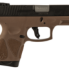 Taurus G2S. .40 S&W, 3.26" Barrel, 7rd, Black Slide, Brown - Concealed Carry Guns | The Gun Shop