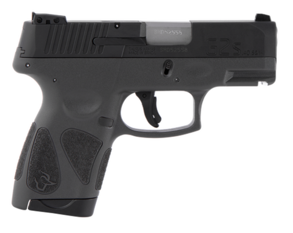 Taurus G2S. .40 S&W, 3.26" Barrel, 7rd, Black Slide, Gray - Concealed Carry Guns | The Gun Shop