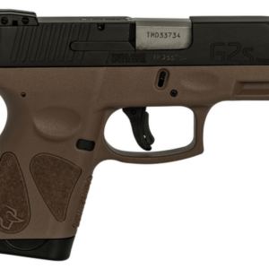 Taurus G2S, 9mm, 3.26" Barrel, 7rd, Black Slide, Brown - Concealed Carry Guns | The Gun Shop